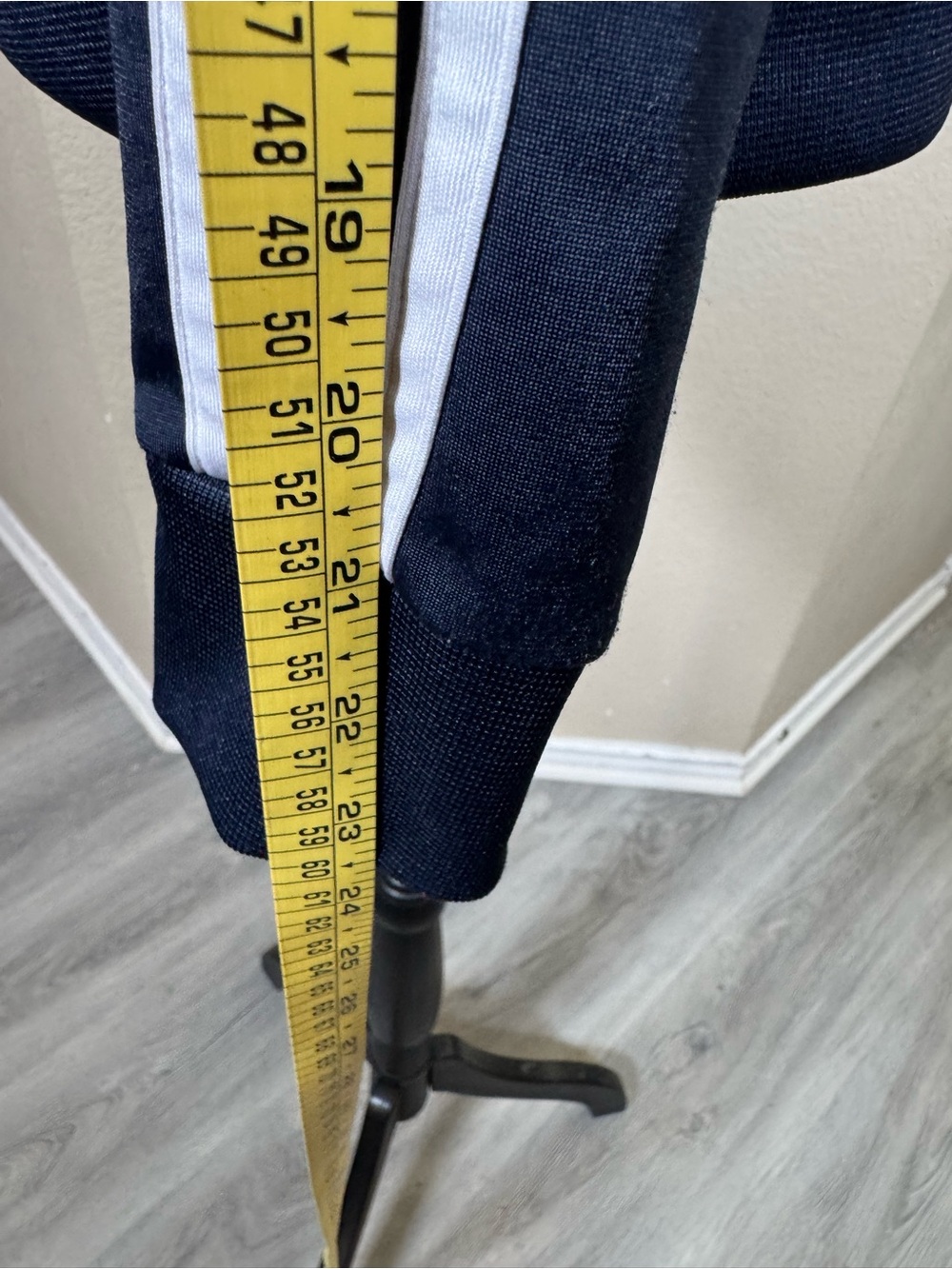 adidas dark blue Zip-Up track jacket with Subtle Logo - Picture 10 of 11